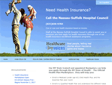 Tablet Screenshot of coverage4healthcare.org